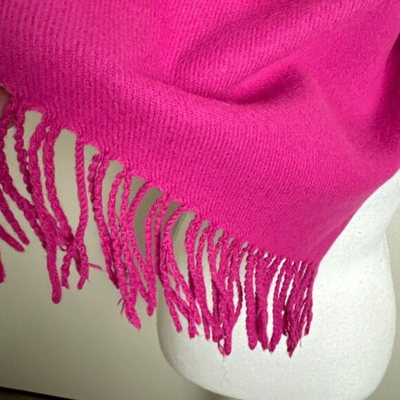 Pink Scarf 100% Cashmere Scotland - Picture 4 of 5